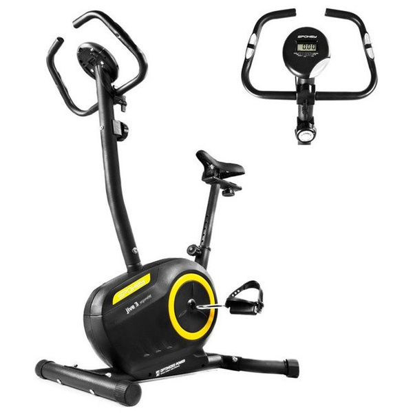Rower magnetyczny Spokey JIVE czarno-żółty 85 x 49 x 112 cm