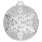 Medal metalowy srebrny SPORTY ZIMOWE MMC48050/S