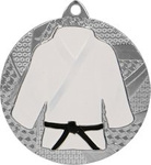 Medal srebrny 50mm JUDO/KARATE MMC6550