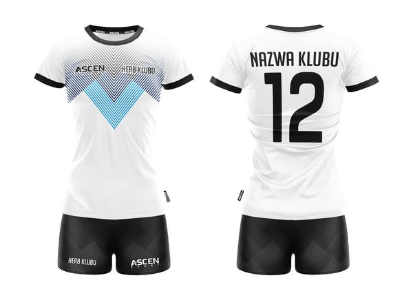 Komplet piłkarski damski sublimacyjny ASCEN 3
