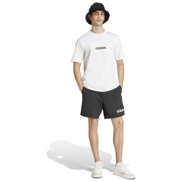 Koszulka męska adidas ESSENTIALS biała bawełniana