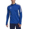 Bluza męska adidas Condivo 22 Training 1/2 zip niebiesko-biała HA6271