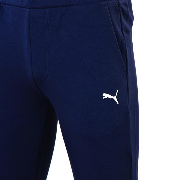 Spodnie Puma Essentials Sweat Slim TR granatowe 838380 06