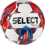Piłka Nożna Select Brillant Replica v23 r 4 biało-czerowono-pomarańczowa
