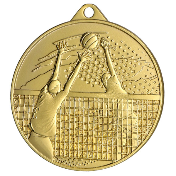 Medal złoty 45mm SIATKÓWKA MMC4510/G