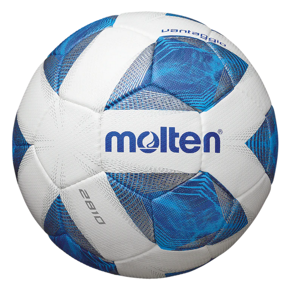 Piłka nożna Molten Vantaggio biało-niebieska F5A1710