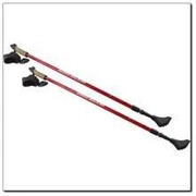 Kije Nordic Walking Nils Extreme czerwone aluminiowe