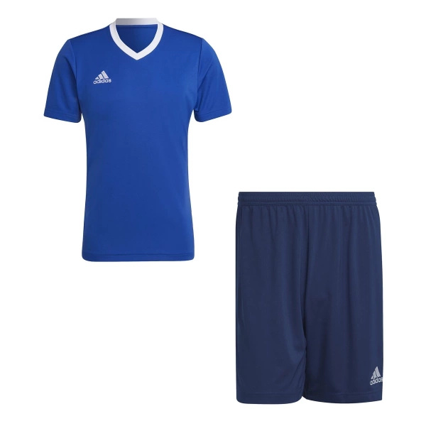 Komplet sportowy adidas Entrada 22 niebieski/granatowy HG6283/H57506