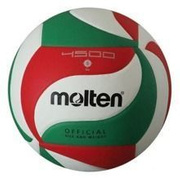 Piłka siatkowa MOLTEN V5-M4500 zielono-biało-czerwona rozmiar 5