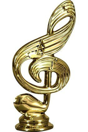 Figurka Tryumf F157G złota nutka muzyczna