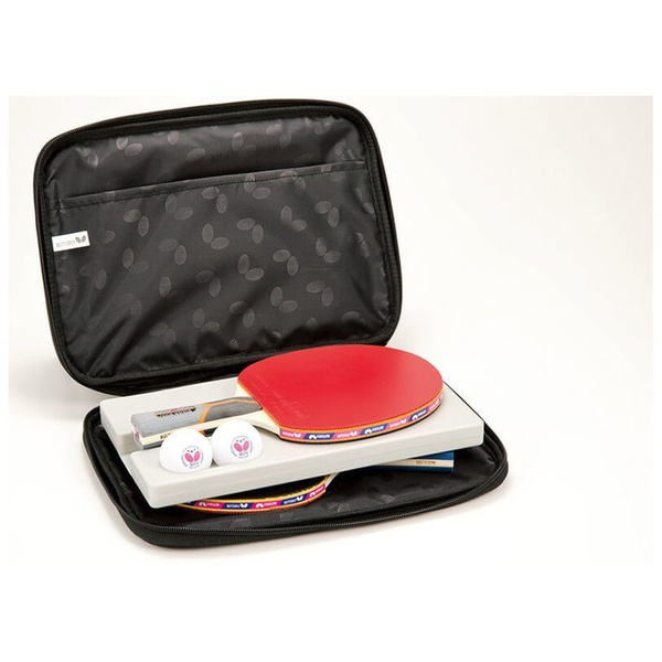 Podwójny pokrowiec do rakietki tenis stołowy Ping-Pong Butterfly